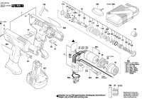 Bosch 0 602 492 436 EXACT 459 Cordless Screw Driver Spare Parts